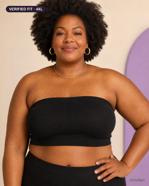 The Easelyn HoldFast™ Strapless Bandeau Bra (S–4XL)
