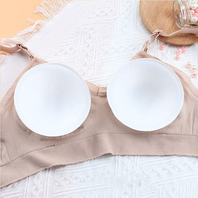 Easelyn Wireless Nursing Bra inside view with the removable pads