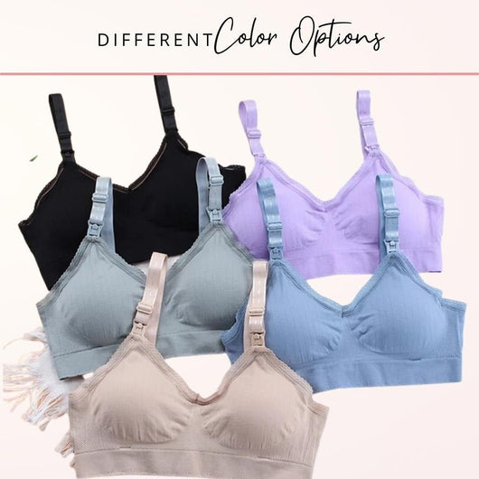 Easelyn Wireless Nursing Bra in all five colors