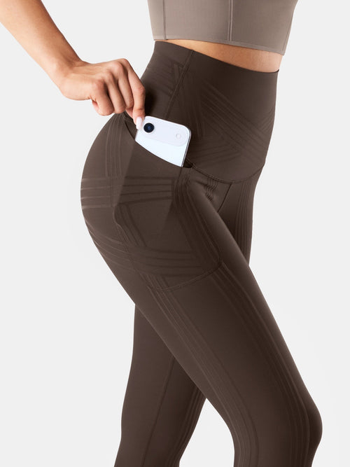 Easelyn Built-In Resistance Band Leggings