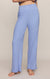 Soft silky rib, 97% polyester and 3% spandex, with gentle stretch and midweight drape.