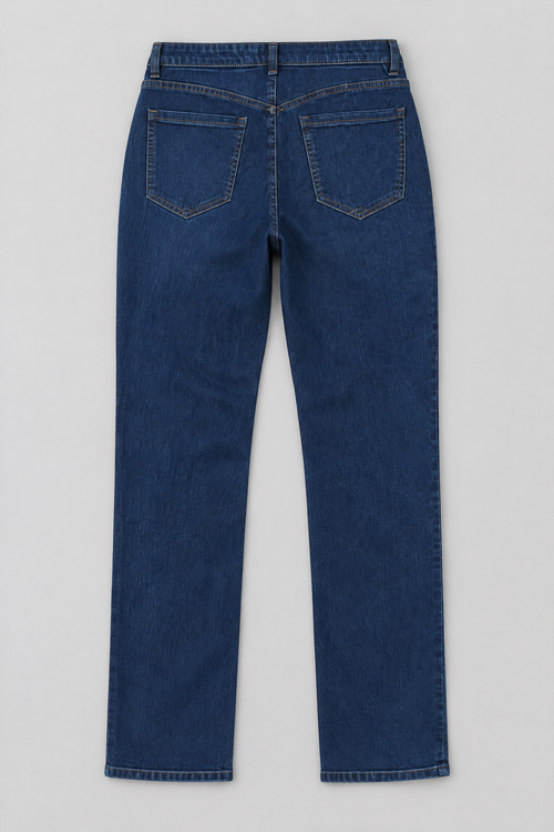 Easelyn Booty-Lift Straight-Leg Jeans