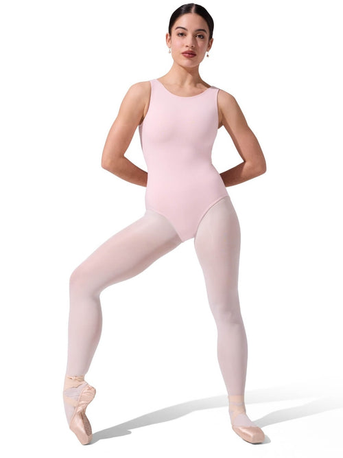 Easelyn High-Neck Tank Leotard Bodysuit