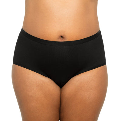 Easelyn High-Waist Organic Cotton Heavy-Flow Period Brief high-waist period brief