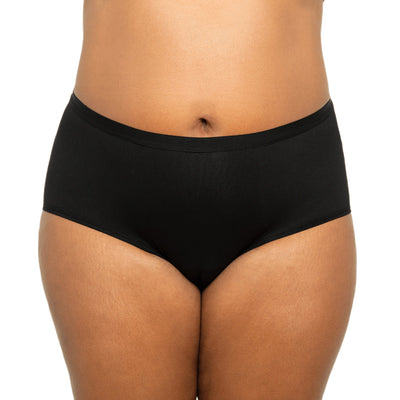 Easelyn High-Waist Organic Cotton Heavy-Flow Period Brief high-waist period brief