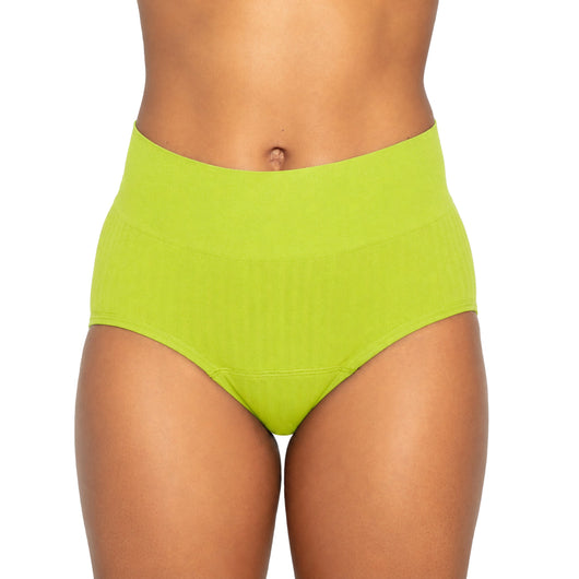 Easelyn Sport-Stretch High-Waist Period Brief — view 4