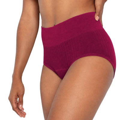 Easelyn Sport-Stretch High-Waist Period Brief — view 6