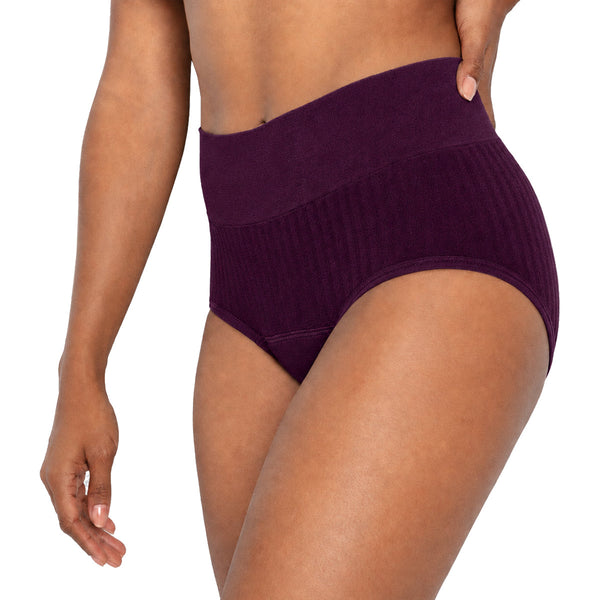 Easelyn Sport-Stretch High-Waist Period Brief — view 7