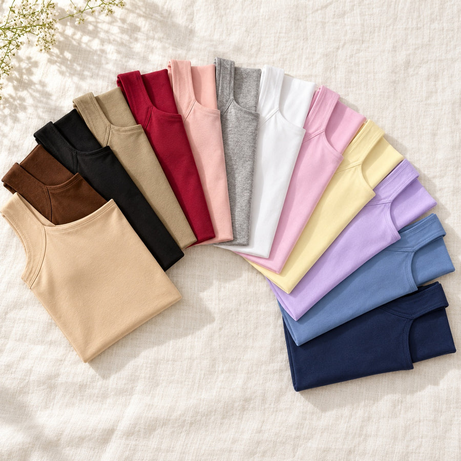 The EaseHold built-in bra tank in all 13 colors