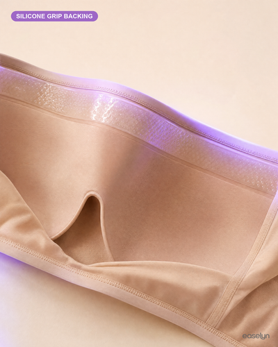 Silicone grip backing detail - Easelyn SoftCup stays in place