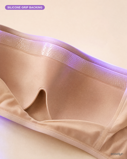 Silicone grip backing detail - Easelyn SoftCup stays in place