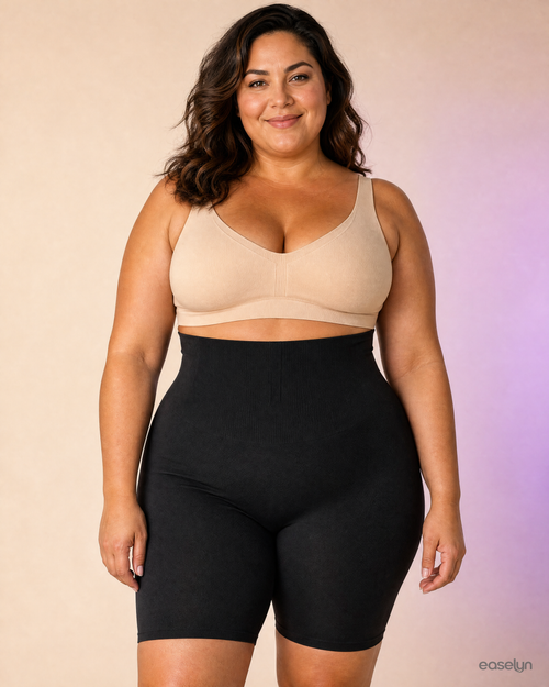 The Easelyn TrueShape™ High-Waist Shapewear Shorts — 2-Pack (S–5XL)