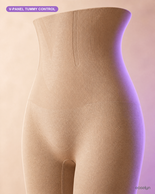 The Easelyn TrueShape™ High-Waist Shapewear Shorts — 2-Pack (S–5XL)