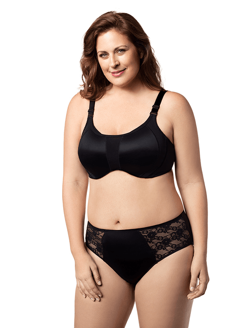 Microfiber Underwire Sports Bra With 4-Piece Cup, Cups F-K