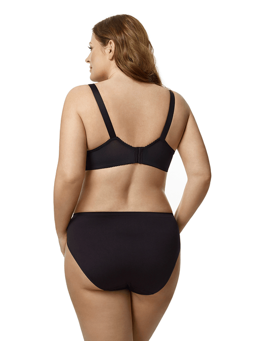 Molded Spacer Underwire Bra with 3/4 Cup and High Power Back, E to G Cup