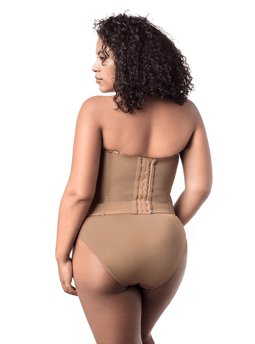 Smooth Strapless Bra, Longline Style with Light Cups and High Power Back