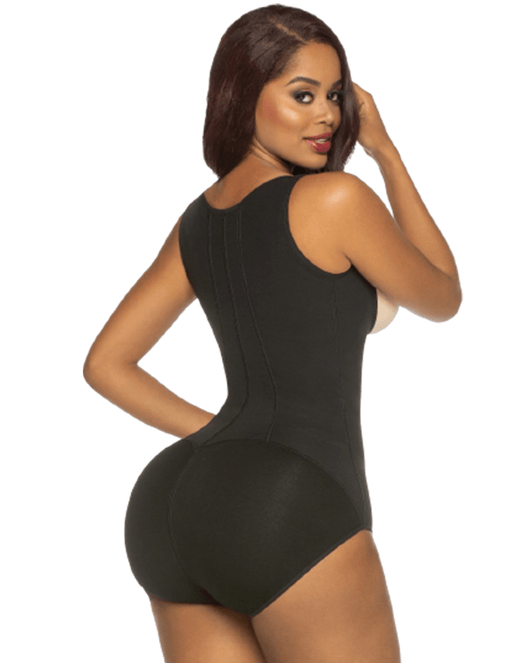 Firm Compression Shapewear - Boyshort Style Wide Strap Bodysuit