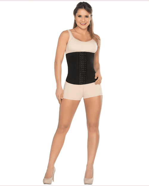 Latex Waist Trainer Cincher With Hook-And-Eye Closure