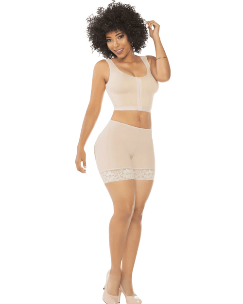 Post Op Shapewear Full Coverage Bra - Beige