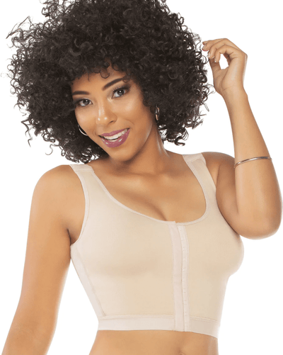 Post Op Shapewear Full Coverage Bra - Beige