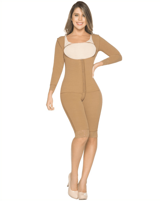 Post Op Shapewear With Sleeves Bodysuit