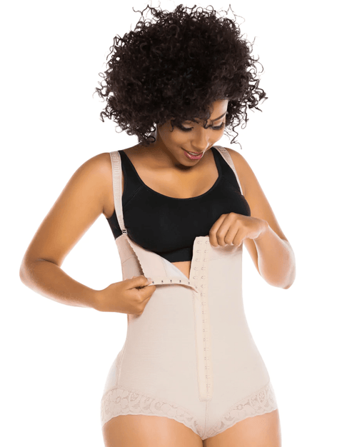 Girdle Strapless Boyshort Firm Compression with Flexible Back Support