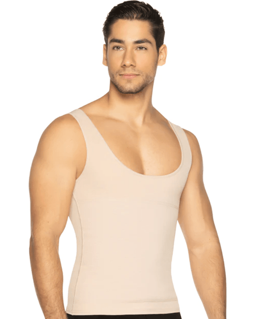 Reducer T-Shirt with Latex for Men Shapewear