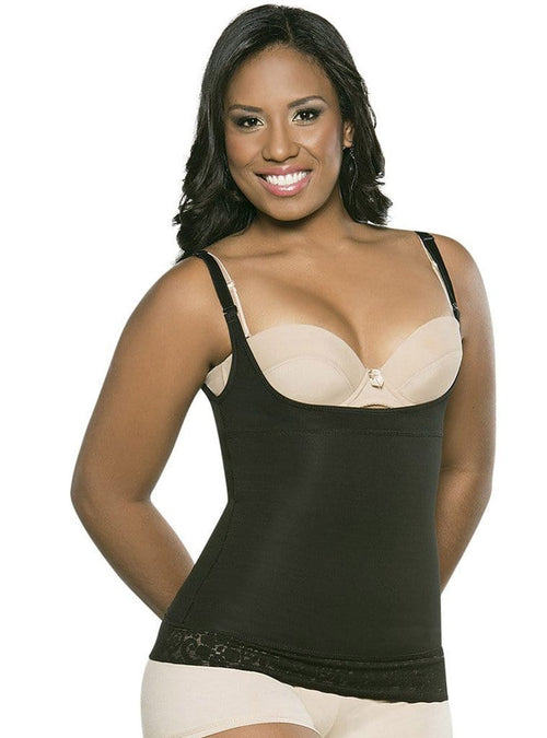 Open Bust Camisole Shapewear Tank Top Girdle with Waist and Tummy Control