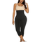 Sport Pants Plus Waist Trainer - High Waist Latex Capri Compression Pants