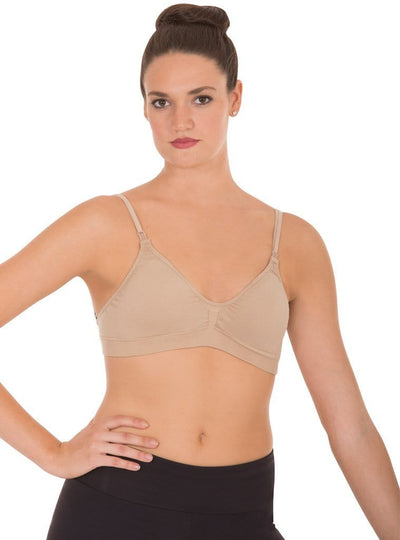 Padded Seamless Double Clear Back Strap Bra