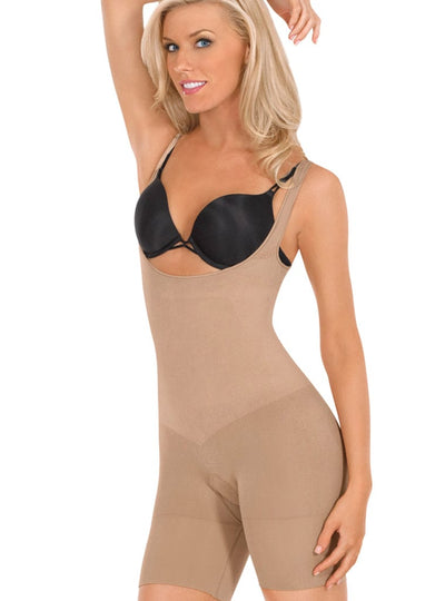 Seamless Open Bust Boxer Shaper