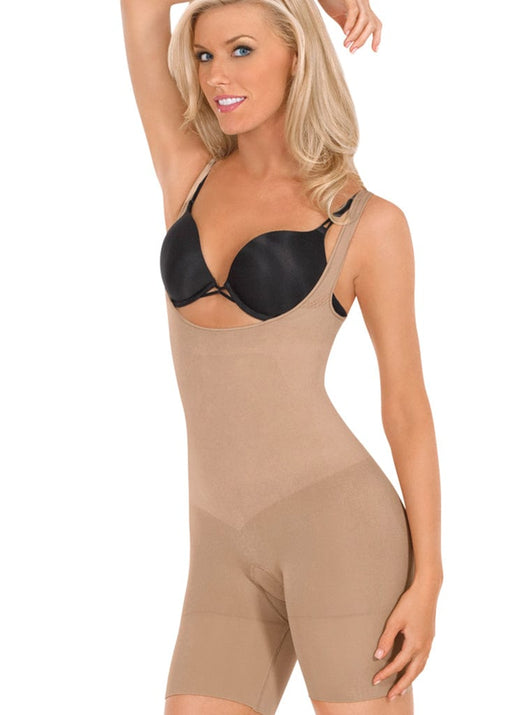Seamless Open Bust Boxer Shaper
