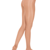 Womens Footless Shimmer Tights with Soft Knit Waistband