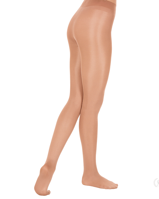 Womens Footless Shimmer Tights with Soft Knit Waistband
