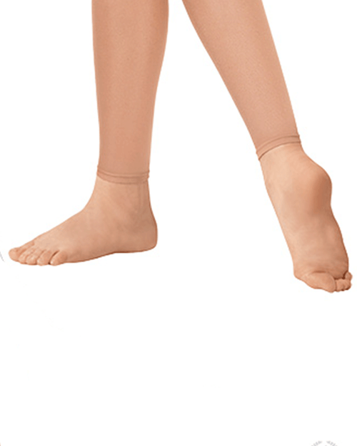 Womens Footless Shimmer Tights with Soft Knit Waistband