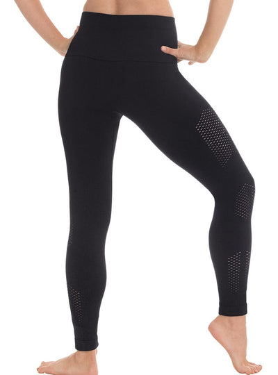 Womens Macro Mesh Contour Leggings