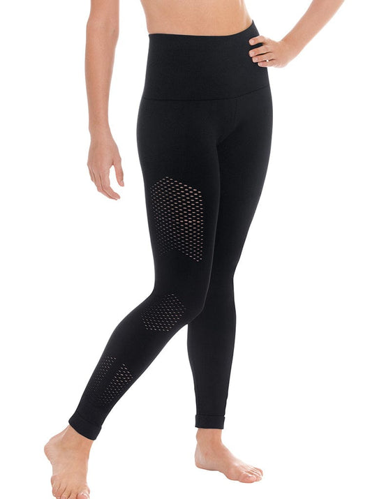 Womens Macro Mesh Contour Leggings
