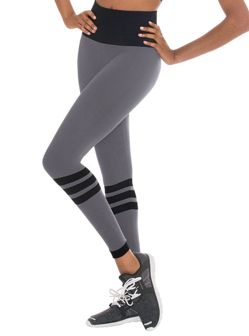 Womens Striped Contour Leggings