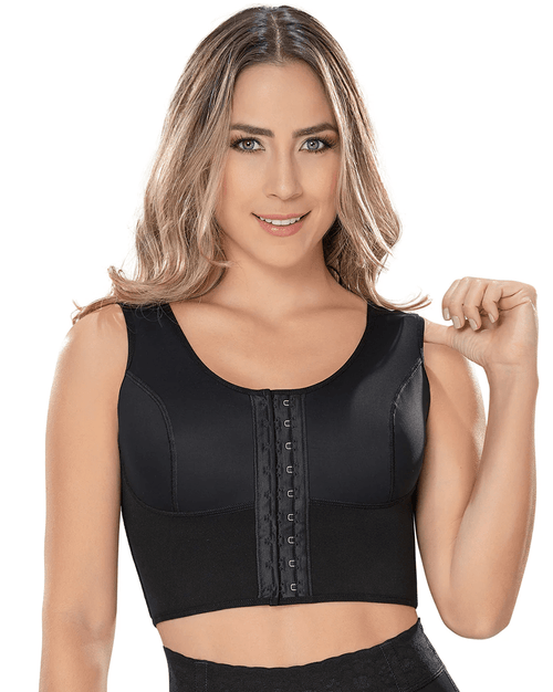 Fajas Breast Support and Control Bra - Black