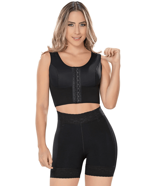 Fajas Breast Support and Control Bra - Daily Wear With Side Boning & Back Coverage