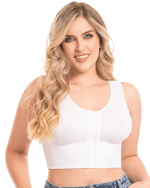 Fajas Breast Support and Control Bra - Daily Wear With Side Boning & Back Coverage