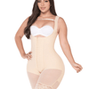 Fajas Colombianas Mid Thigh Bodysuit with Straps
