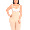 Fajas Full Body Shaper With Covered Back And Armhole Sleeves For Post Surgery