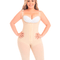 Fajas Covered Back, Bottom Zipper And Abdominal Support
