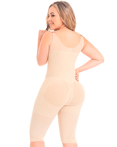 Final Sale Clearance Fajas Covered Back, Bottom Zipper And Abdominal Support