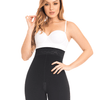 Fajas High Waist Compression Shorts for Women - Black / Beige
