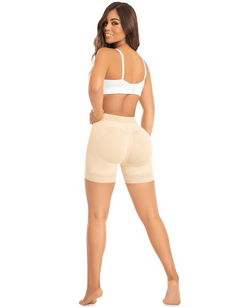 High Waist Colombian Fajas Compression Shorts with Zip Closure for Daily and Post Surgery Use