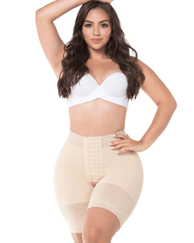 Fajas Hourglass BBL Tummy Control High Waisted Shorts