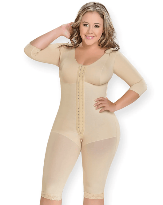 Fajas Long Leg Girdle With Shapewear Bra