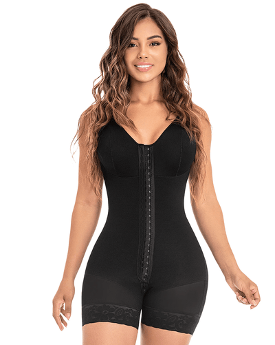 Fajas Mid Thigh Body Suit Shapewear